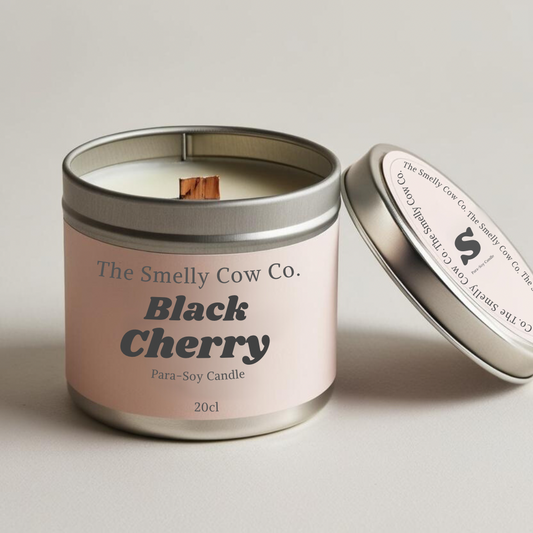 Black Cherry Wood Wick Candle